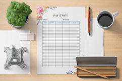 Finance Planner Inserts, Planner Sheets Product Image 7