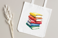 Cozy Winter Home Clipart Bundle, Vibrant Watercolor Glow PNG Product Image 5