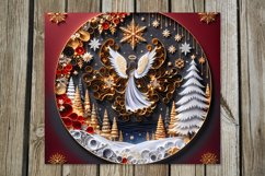 Christmas quiling | 4 Skinny Tumbler Sublimation designs2 Product Image 3