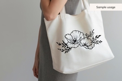 Poppies SVG Bundle | 10 Hand Drawn Floral Design Product Image 6