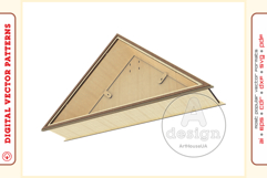 American Flag Memorial Box v108 ready laser cut vector file Product Image 6