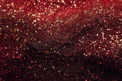 Red &amp; black glittery background with sparkling gold Product Image 1