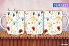 Floral Mug Wraps Bundle | 11 oz | Sublimation Product Image 7