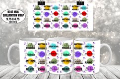 Motivational Mug Wrap Sublimation, Funny Mug Design Product Image 1