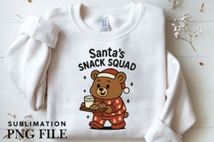 Bear snack squad png design for T-shirts Product Image 3