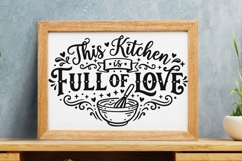 This Kitchen Is Full Of Love Svg, Farmhouse Kitchen Svg. Product Image 7