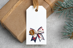 Baseball Mama Coquette Bow Clipart Product Image 5
