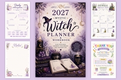 2027 Mystic Witch Planner &amp; Workbook Product Image 6