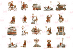 Christmas Village Clipart 45 Png Bundle Product Image 2