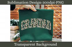 Grandad Camo Varsity Letter PNG Sublimation Design Product Image 4