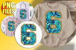 6 Doodle Letter Style Icon Bright Holiday Design! Product Image 1