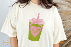 Cute Matcha Coquette Style Png Product Image 2