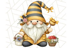 Summer Garden Gnomes Clipart PNG, Summer Country Gnomes Png Product Image 2
