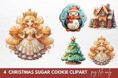 Christmas Sugar Cookie Clipart Sublimation Product Image 1