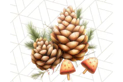Whimsical Woodland Animals and Nature PNG, Forest Animals Product Image 2
