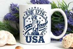 USA Est. 1776 Svg, USA 250th Anniversary Svg, Patriotic Svg. Product Image 7