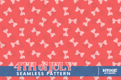American 4th of July Coquette Bow Seamless Pattern Bundle Product Image 10