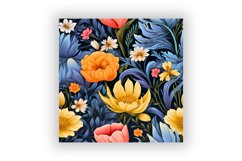 Abstracts Wildflowers Seamless Floral Pattern Set | JPG Product Image 6