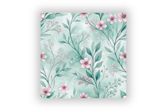 Spring Meadow Floral Seamless Pattern, Watercolor Wildflower Product Image 6