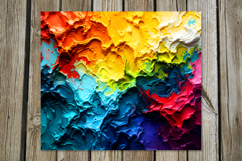 Abstract multicolor | 4 Straight Skinny Tumbler designs PL2 Product Image 2