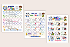 Time Telling Workbook | Printable Clock Learning Workbook Product Image 6