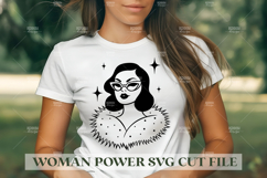 Woman Power SVG Design | Feminist SVG for Cricut&amp;Silhouette Product Image 1