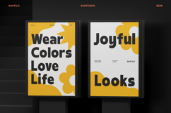 Gastilo - Bold Chunky Sans Font Product Image 6