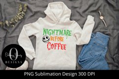 Nightmare Before Coffee|Sublimation Design|Halloween PNG Product Image 14