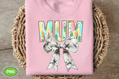 Floral Mum Coquette Bow PNG | Mother's Day PNG Product Image 6
