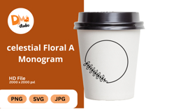 Celestial Floral Frame Product Image 1