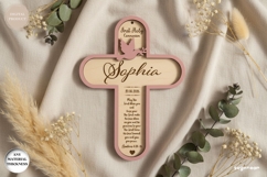 Holy Communion Crosses SVG Bundle | Custom Name Cross Product Image 6
