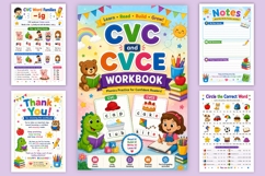 CVC and CVCe Workbook Product Image 6