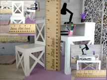 Miniature desk chair digital download, 1:6 scale dollhouse Product Image 6