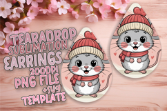 Lovely Teardrop Design for Craft Projects , Valenines Animal Product Image 1