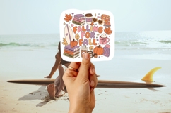 Retro Cozy Fall Clipart - Cute Pumpkin Sublimation Graphics Product Image 2