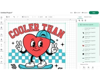 Valentine SVG PNG, Cooler than Cupid SVG | Boys Valentines Product Image 4