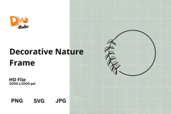 Decorative Nature Frame Product Image 1