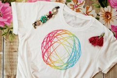 Sublimation Designs for tshirts with Bright colorful circles Product Image 7