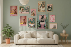 Bundle 200 Maximalist Wall Art,Funky Animals,Trendy Decor Product Image 4