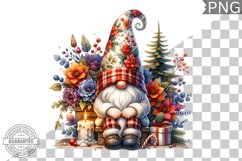 Christmas Gnome Sublimation - Clipart PNG Design Product Image 1