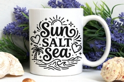 Sun Salt Sea Svg, Summer Vibes Svg, Beach Vacation Svg. Product Image 7