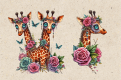 Halloween Giraffe. PNG sublimation Product Image 2