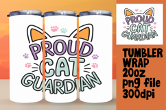 Sublimation Excellence for 20oz Tumbler , Cat Quote Product Image 1