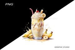 Milkshake Clipart, Food Clipart Product Image 1