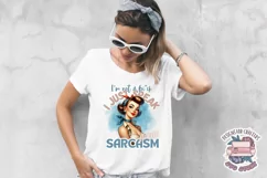 Sassy Girl Sublimation Design Sarcastic Quote PNG Retro Product Image 4