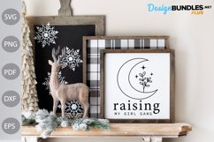 Raising my girl gang SVG Cut File / Boho Girl SVG Design Product Image 3