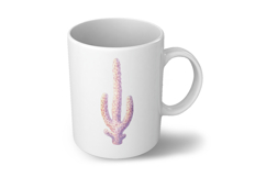 Underwater Coral Reef Sea Anemone Pastel Colors PNG Summer Product Image 6