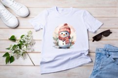 Christmas snowman clipart, snowman sublimation Product Image 2