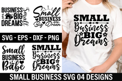 Business SVG Design - Small Business Big Dreams Product Image 1