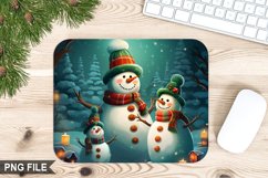 Christmas Snowman Mouse Pad Bundle - Christmas Sublimation Product Image 7